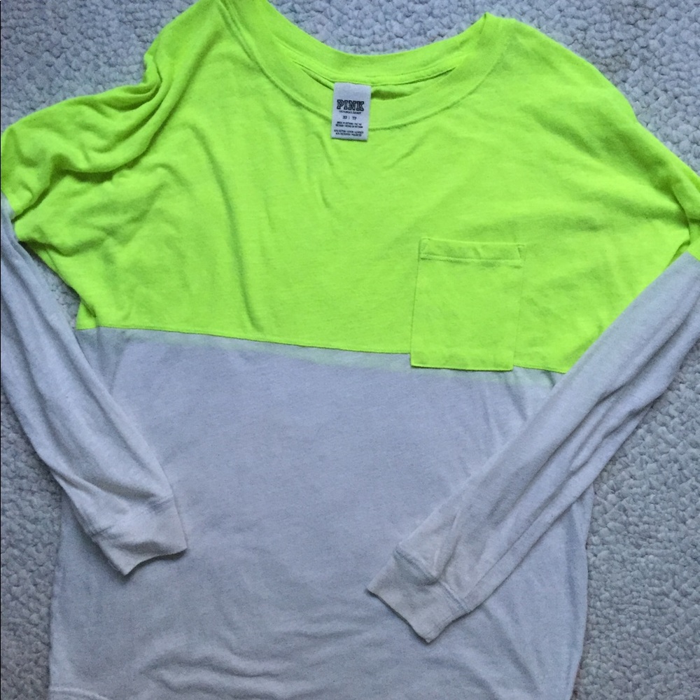 “Pink” neon yellow/ green & white